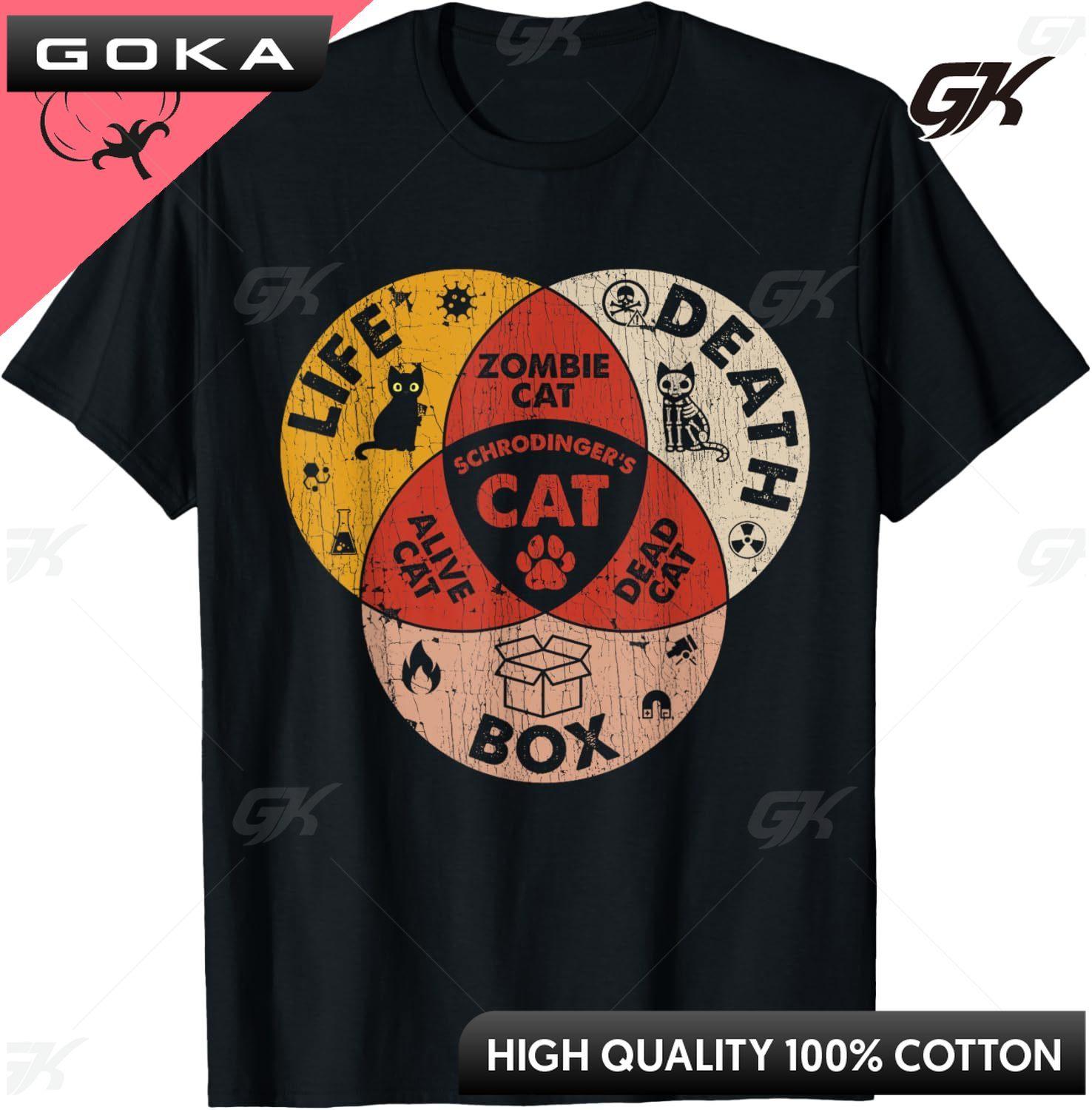 Science Physic Cat Physics Schrodingers Cat Venn Diagram TShirt Breathable and Comfortable Mens Unisex Clothes Ropa Hombre 4XL
Science Physic Cat Physics Schrodingers Cat Venn Diagram TShirt Breathable and Comfortable Mens Unisex Clothes Ropa Hombre 4XL