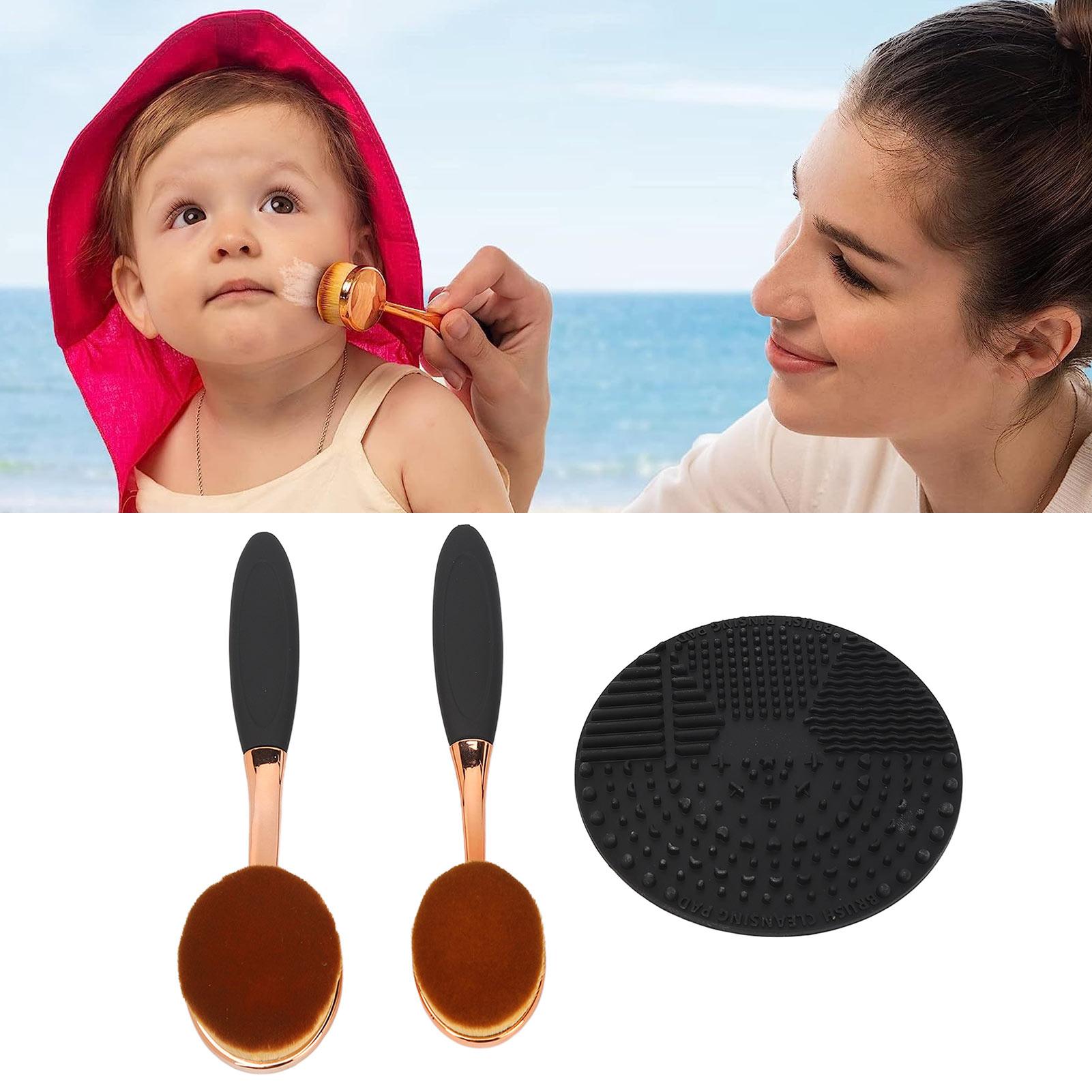 2pcs Sunscreen Applicator Brush Soft Fiber Hair Sunscreen Brush with Protective Lid Protective Lid
2pcs Sunscreen Applicator Brush Soft Fiber Hair Sunscreen Brush with Protective Lid Protective Lid