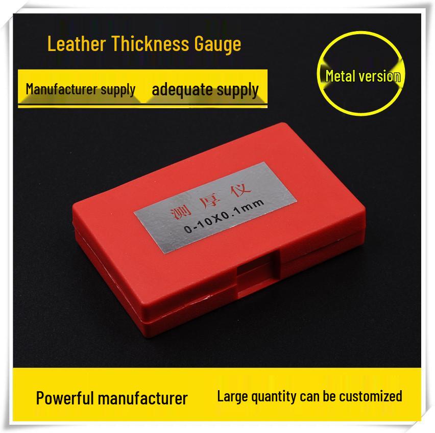 Digital Display Thickness Gauge for Steel & Leather, 0-10mm Range, Stainless Steel with Flat Head, Red Box Included
Digital Display Thickness Gauge for Steel & Leather, 0-10mm Range, Stainless Steel with Flat Head, Red Box Included