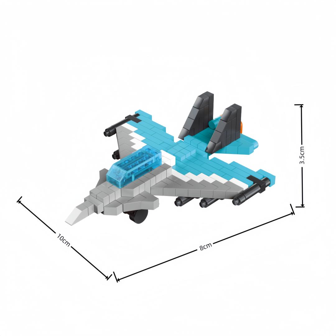 KNEW BUILT Micro Mini Building Block Toys DIY Airliner Helicopter Fighter Jet Model for Boys Holiday Gifts Educational Toy in bag
KNEW BUILT Micro Mini Building Block Toys DIY Airliner Helicopter Fighter Jet Model for Boys Holiday Gifts Educational Toy in bag