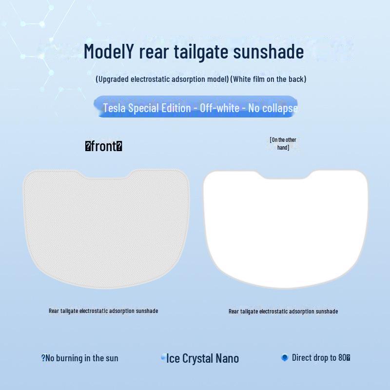 Tesla Model 3/Y/S/X Электростатический замшевый люк на крыше с солнцезащитным козырьком и солнцезащитным тентом
Tesla Model 3/Y/S/X Электростатический замшевый люк на крыше с солнцезащитным козырьком и солнцезащитным тентом