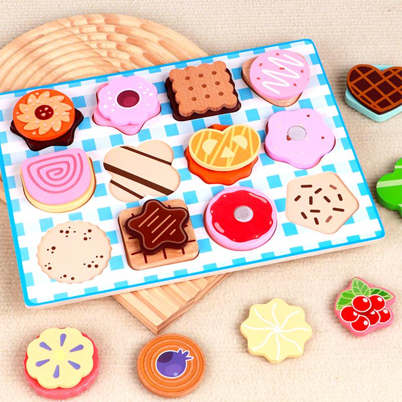 Wooden Dessert Puzzle Toy Set - Colorful Cookie And Pastry Matching Toy Toddler Shape Recognition And Fine Motor Skills
Wooden Dessert Puzzle Toy Set - Colorful Cookie And Pastry Matching Toy Toddler Shape Recognition And Fine Motor Skills