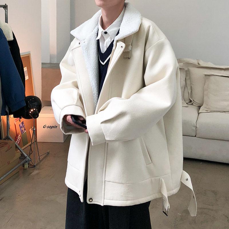 Зимняя куртка-пуховик мужская японская свободная модная повседневная куртка из овечьей шерсти с лацканами плюс бархатная теплая индивидуальная куртка S
Зимняя куртка-пуховик мужская японская свободная модная повседневная куртка из овечьей шерсти с лацканами плюс бархатная теплая индивидуальная куртка S