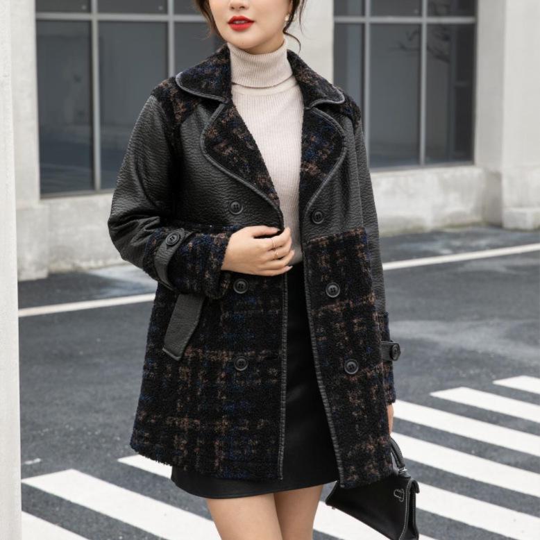 Winter Reversible Mid-Length Velvet Thick PU Leather Jacket - Women s Cozy Loose Fit 4XL (65-73 kg)
Winter Reversible Mid-Length Velvet Thick PU Leather Jacket - Women s Cozy Loose Fit 4XL (65-73 kg)