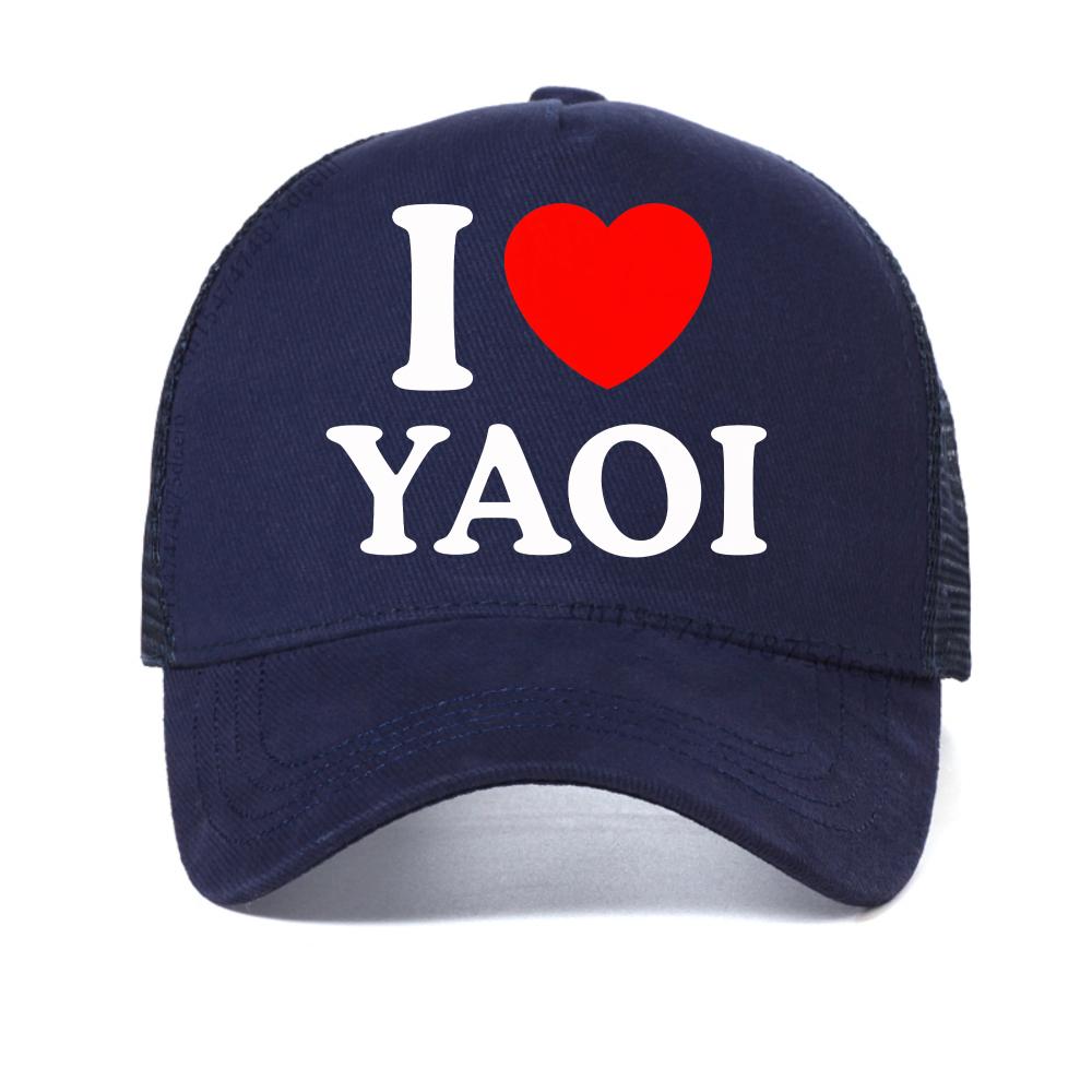 Funny I Love Yaoi baseball cap Men s Casual Birthday Gift caps fashion summer Breathable mesh Snapback hats outdoor trucker hat Adjustable темно-синього кольору
Funny I Love Yaoi baseball cap Men s Casual Birthday Gift caps fashion summer Breathable mesh Snapback hats outdoor trucker hat Adjustable темно-синього кольору