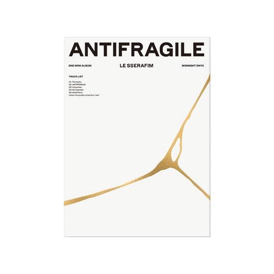 LE SSERAFIM ANTIFRAGILE 2-й міні-альбом 1 із 3 типів надіслано випадковим чином
LE SSERAFIM ANTIFRAGILE 2-й міні-альбом 1 із 3 типів надіслано випадковим чином