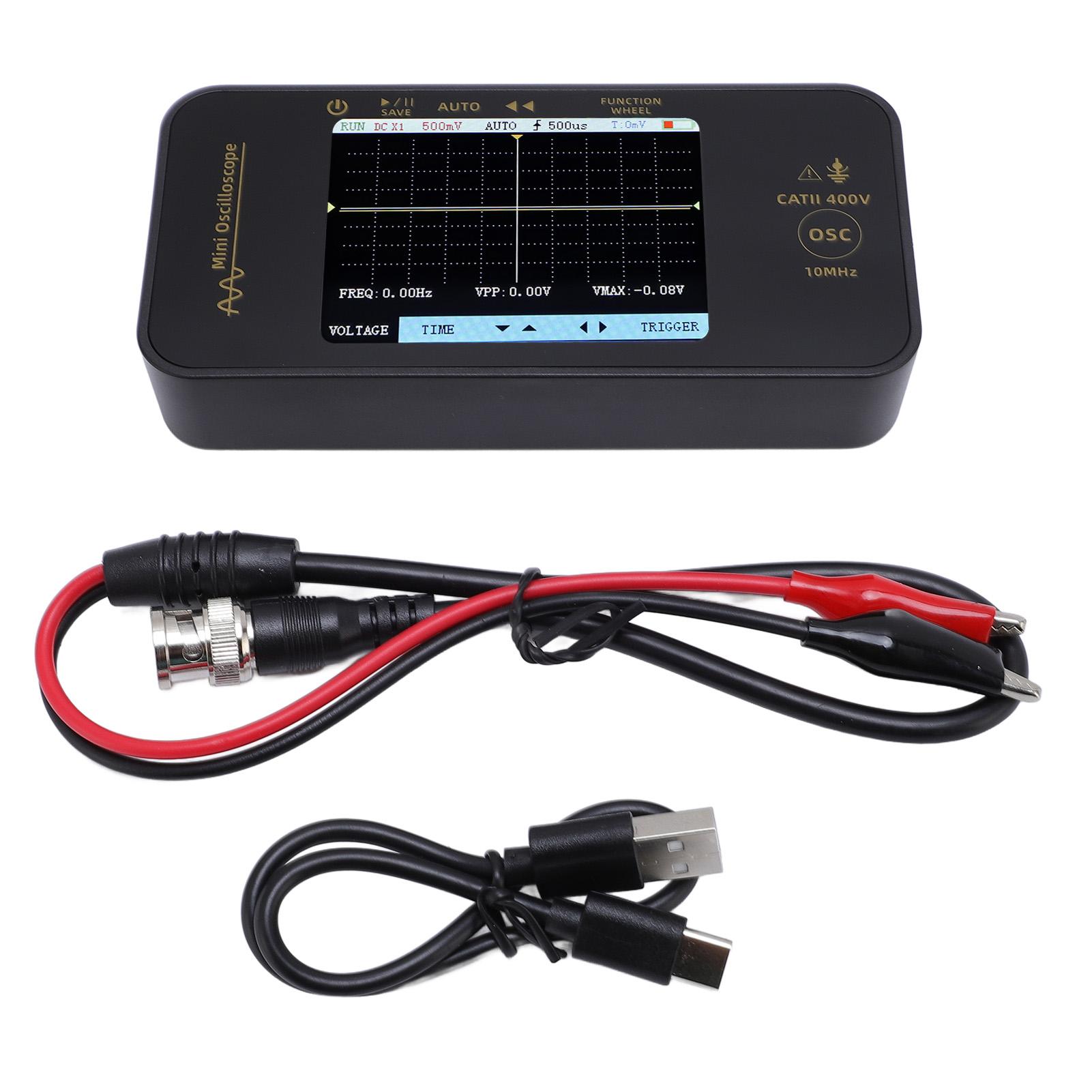 Handheld Digital Oscilloscope 3.2 Inch Color Display Screen 10MHz 48MSas Sampling Rate Portable
Handheld Digital Oscilloscope 3.2 Inch Color Display Screen 10MHz 48MSas Sampling Rate Portable