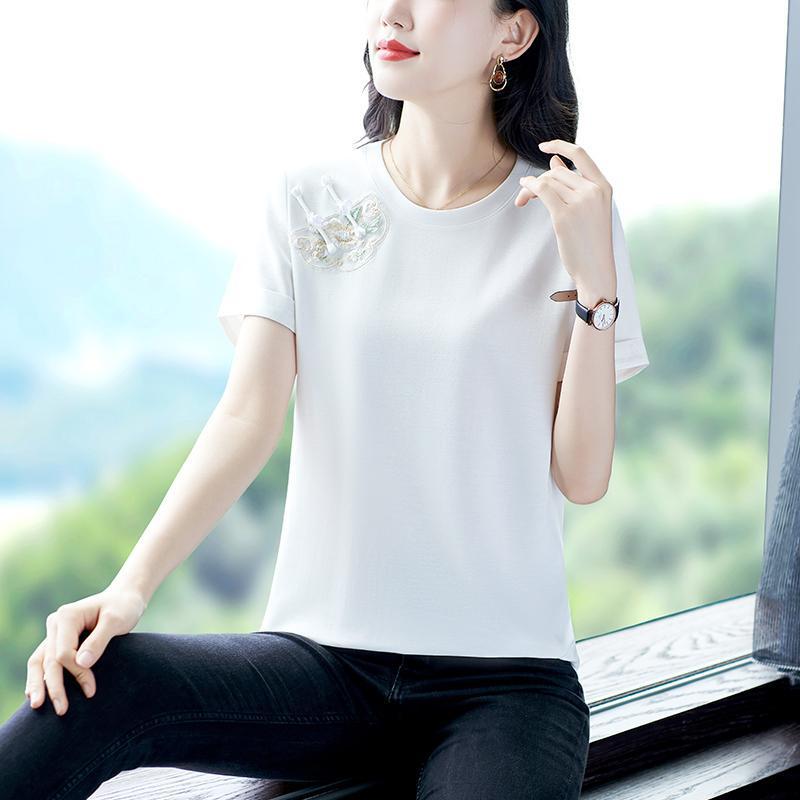 2026 Women s Trendy Summer Loose Short Sleeve T-shirt L (Under 110 jin) білий
2026 Women s Trendy Summer Loose Short Sleeve T-shirt L (Under 110 jin) білий