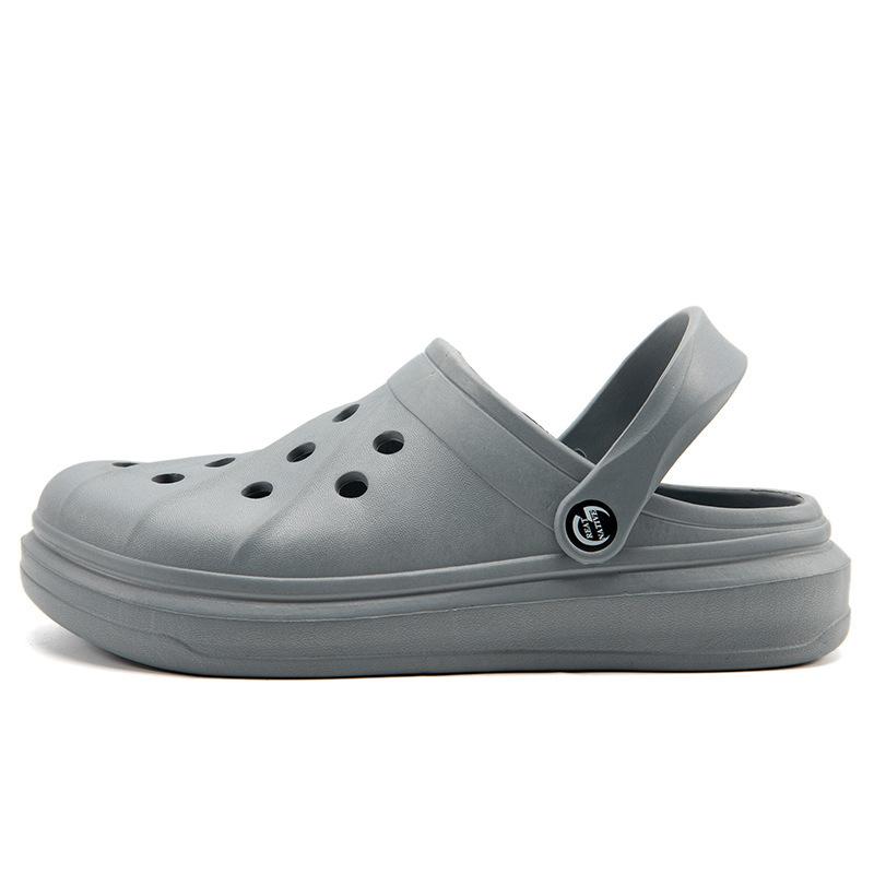 2021 summer new hole shoes men s fashion large size sandals platform breathable beach shoes couple cool slippers 37 серый
2021 summer new hole shoes men s fashion large size sandals platform breathable beach shoes couple cool slippers 37 серый