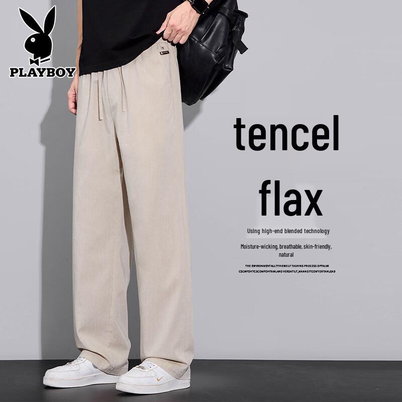 PLAYBOY Men s Loose Straight Linen Blend Casual Pants 4XL
PLAYBOY Men s Loose Straight Linen Blend Casual Pants 4XL