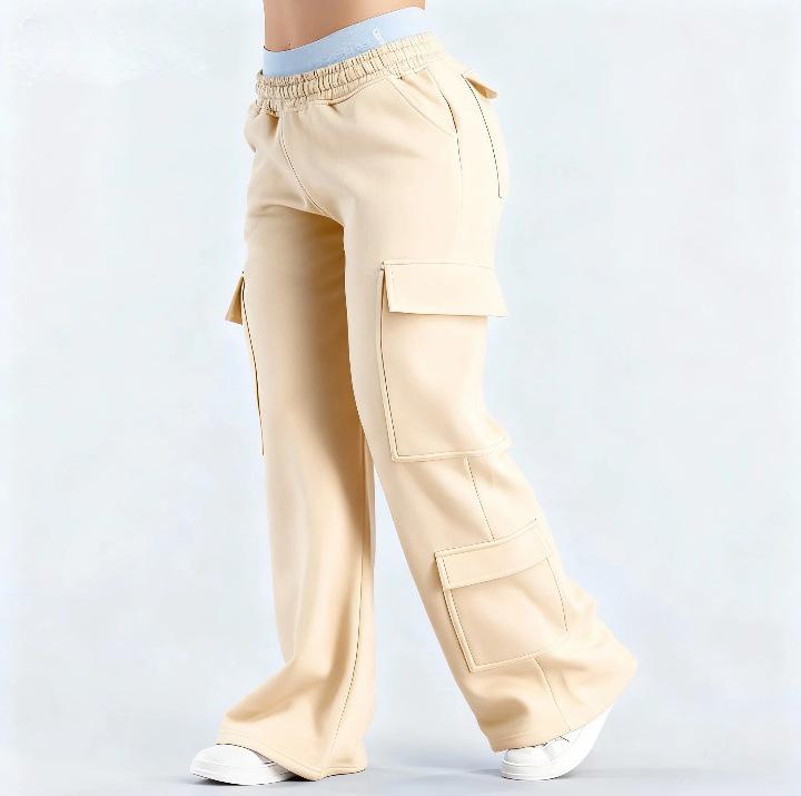 European & American Fashion Solid Color Loose Straight-Leg Pants with Pockets - Versatile Commuting Style XL абрикосовый
European & American Fashion Solid Color Loose Straight-Leg Pants with Pockets - Versatile Commuting Style XL абрикосовый