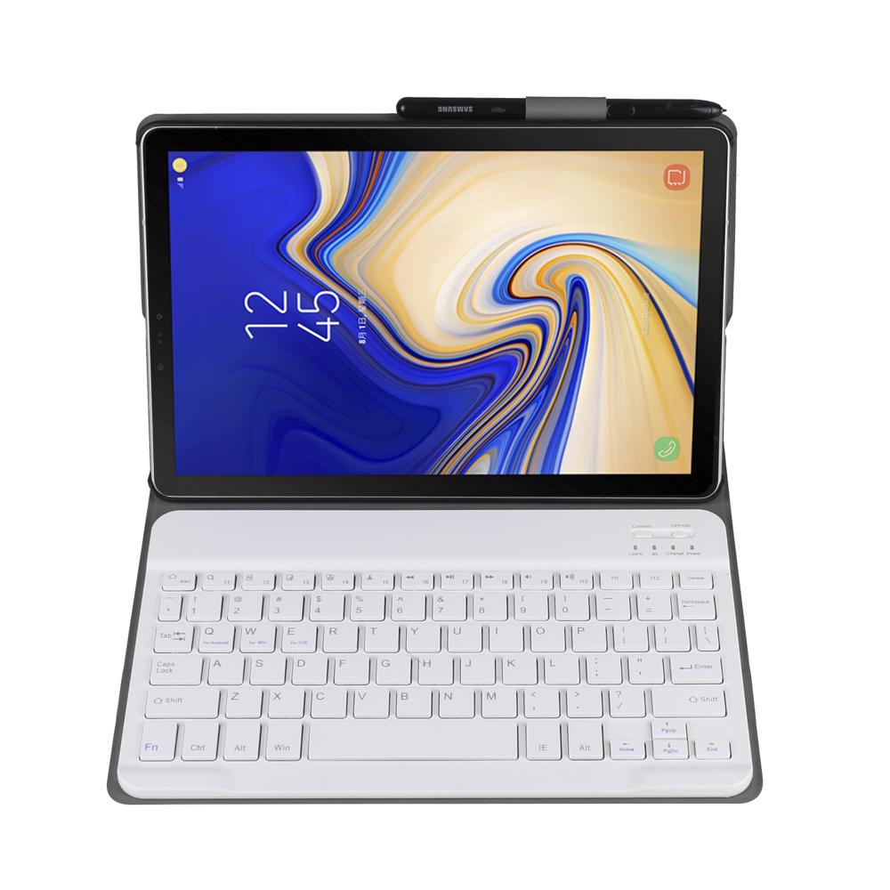 Detachable Bluetooth-compatible Keyboard PU Leather Cover Shell with Stand for Samsung Galaxy Tab A 10.5 (2018) T590 T595 Rose Gold
Detachable Bluetooth-compatible Keyboard PU Leather Cover Shell with Stand for Samsung Galaxy Tab A 10.5 (2018) T590 T595 Rose Gold