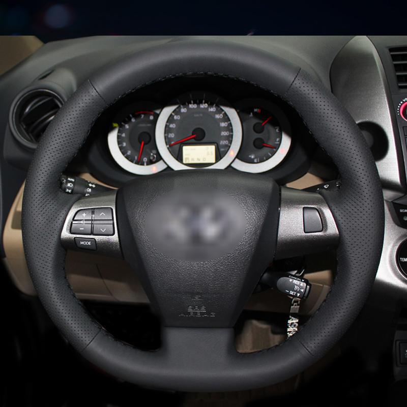 Черный чехол на руль автомобиля из искусственной кожи для Toyota Corolla RAV4 Auris Vanguard Voxy
Черный чехол на руль автомобиля из искусственной кожи для Toyota Corolla RAV4 Auris Vanguard Voxy