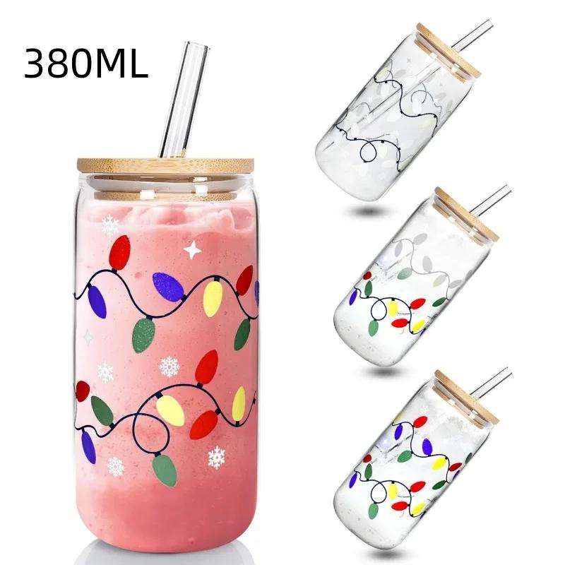 380ml-600ml Changing Color Glass Cup Cold Water Cups With Lid And Straws Christmas Party Home Kids Drinking Cup For Gifts
380ml-600ml Changing Color Glass Cup Cold Water Cups With Lid And Straws Christmas Party Home Kids Drinking Cup For Gifts
