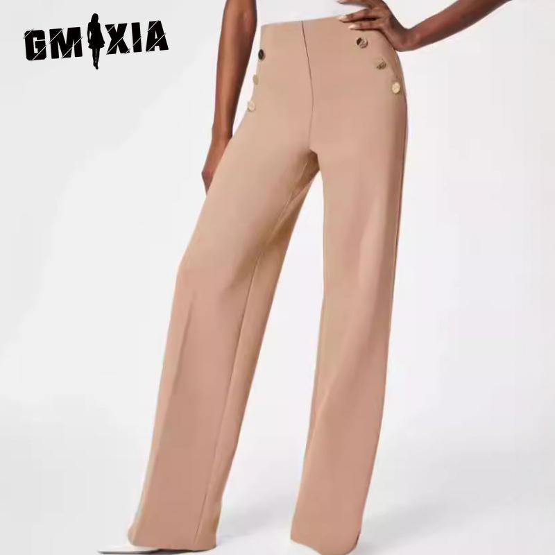 GMXIA High Stretch Button Wide Leg Slimming Pants Bottoms XXXL темно-синього кольору
GMXIA High Stretch Button Wide Leg Slimming Pants Bottoms XXXL темно-синього кольору