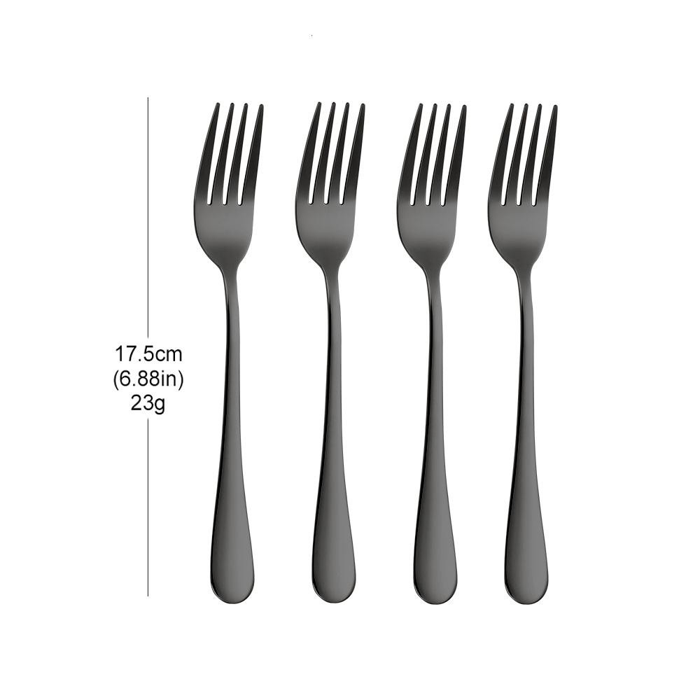 1/3/4/5/6 предметов Золотой десертный набор вилок из нержавеющей стали вилка для фруктов мороженое торт чайная вилка для домашнего чаепития зеркальная посуда