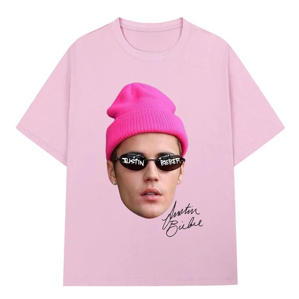 Summer 100 Pure Cotton Mens and Womens Portrait Letter Printed Hiphop Round Neck Short Sleeved Street Breathable Tshirt 4XL
Summer 100 Pure Cotton Mens and Womens Portrait Letter Printed Hiphop Round Neck Short Sleeved Street Breathable Tshirt 4XL