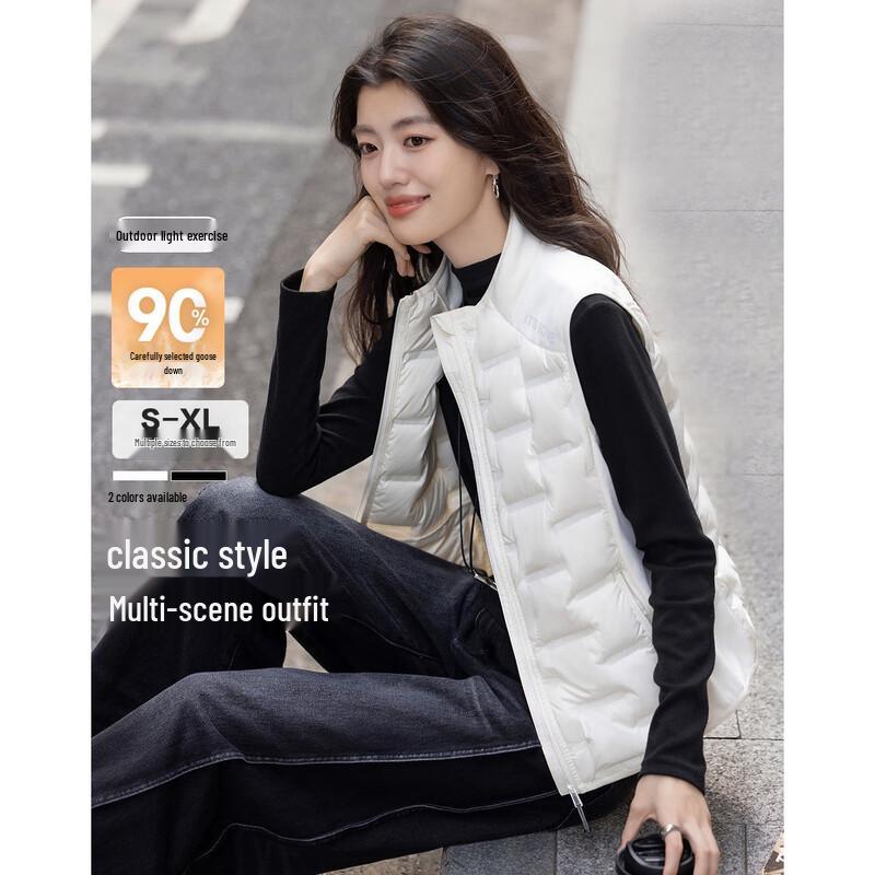 Demana Women s Luxury 90% Goose Down Stand-Collar Vest S
Demana Women s Luxury 90% Goose Down Stand-Collar Vest S