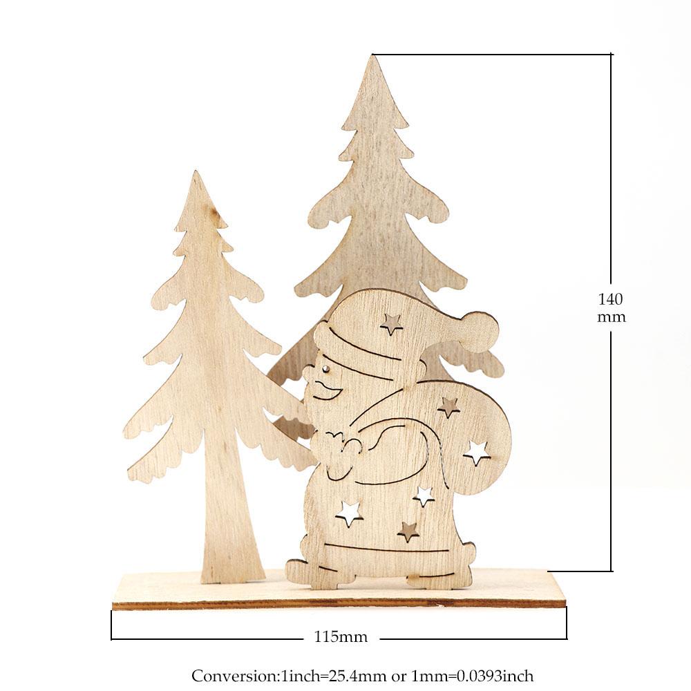 1Pc Wooden 3D DIY Assemble Craft Ornaments Decorations Christmas Reindeer Santa Claus,for Christmas Party Home Desk Decor
1Pc Wooden 3D DIY Assemble Craft Ornaments Decorations Christmas Reindeer Santa Claus,for Christmas Party Home Desk Decor