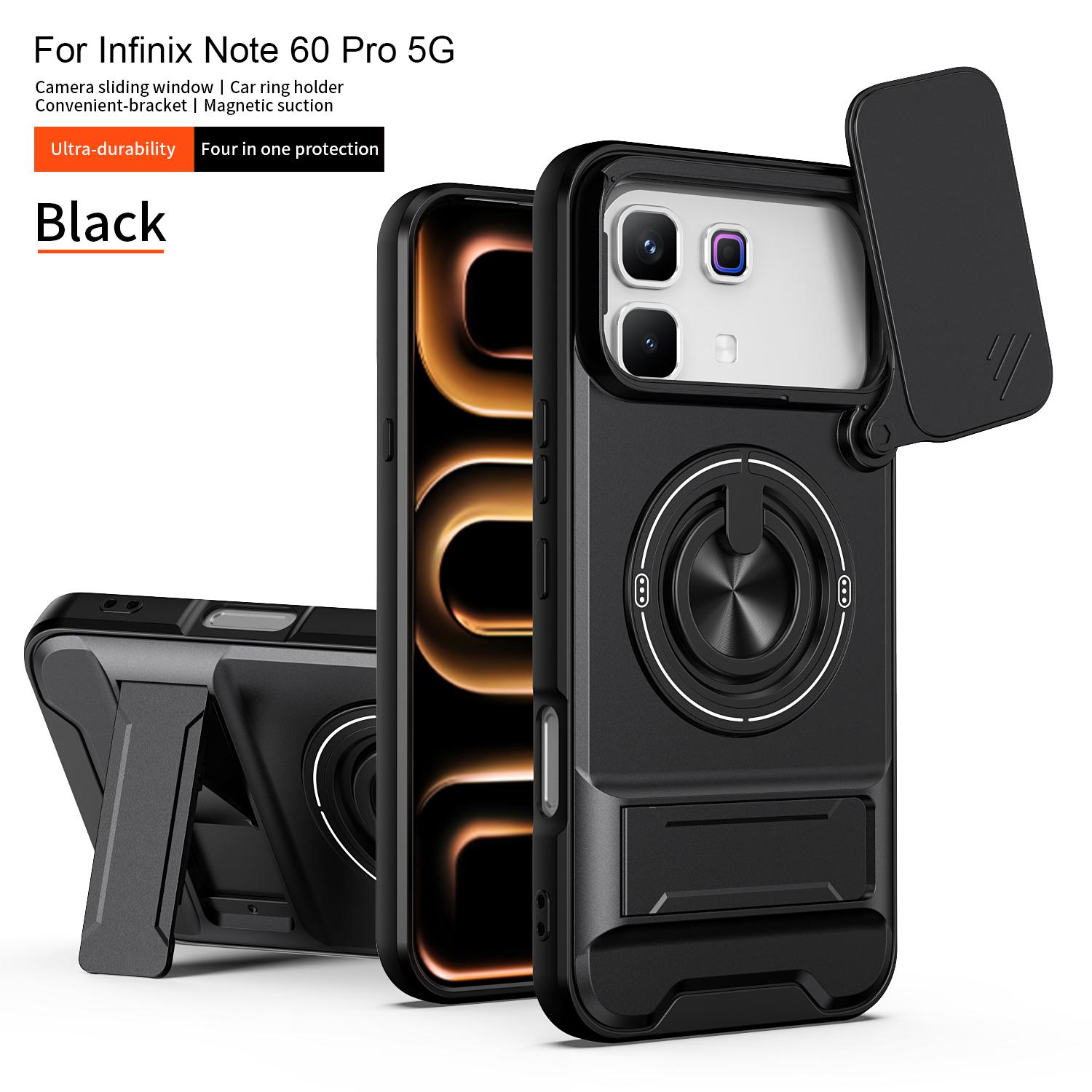 Slide Camera Cover for Infinix Note 60 Pro 5G Case With Built-in Ring Stand for Infinix Note 60 Pro 5G чёрный
Slide Camera Cover for Infinix Note 60 Pro 5G Case With Built-in Ring Stand for Infinix Note 60 Pro 5G чёрный