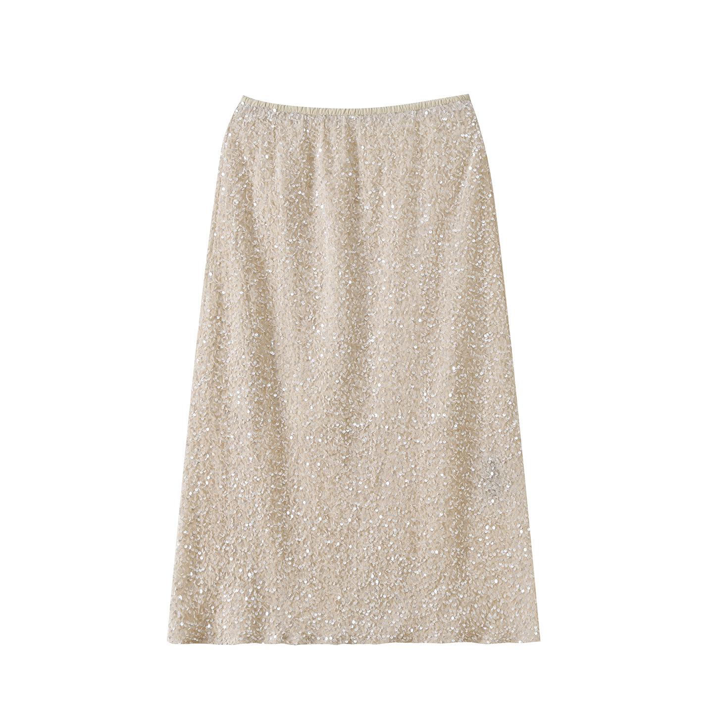 Zhi Xuan Plus Size Elegant Sequin Pencil Skirt - Winter 2025 High-Waisted Slimming Skirt 3XL (171-190 lbs) абрикосовый
Zhi Xuan Plus Size Elegant Sequin Pencil Skirt - Winter 2025 High-Waisted Slimming Skirt 3XL (171-190 lbs) абрикосовый