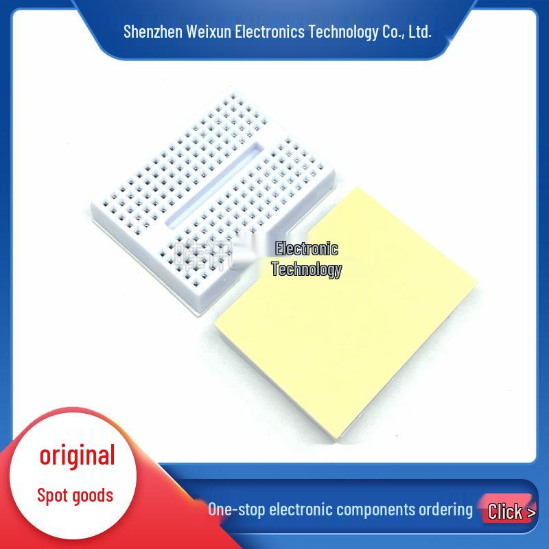 170-Hole Mini Breadboard SYB-170: White Micro Experiment Board 35*47mm білий
170-Hole Mini Breadboard SYB-170: White Micro Experiment Board 35*47mm білий