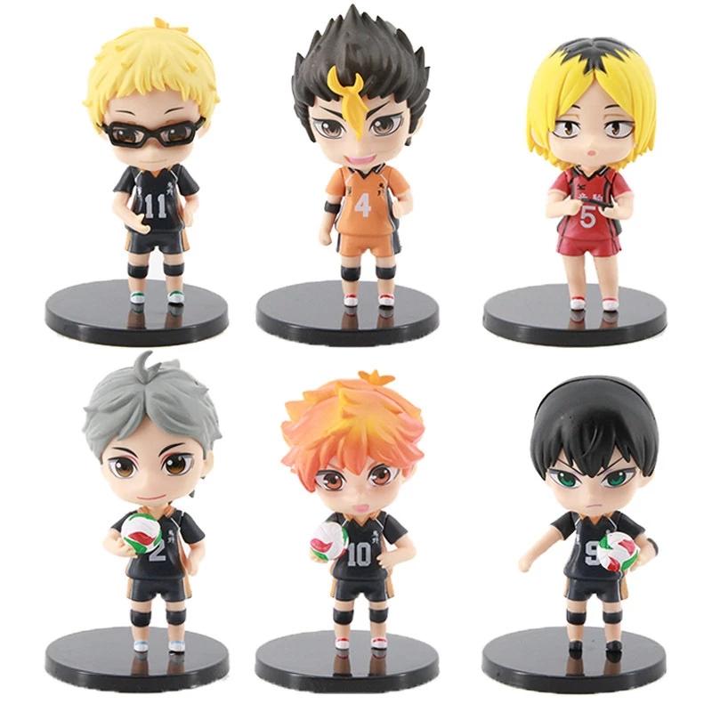 6Pcs/8pcs/set Haikyuu !! Anime Action Figure Toys Kenma Kozume Shoyo Hinata Kotaru Bokuto Yu Nishinoya Model Doll For Kids
6Pcs/8pcs/set Haikyuu !! Anime Action Figure Toys Kenma Kozume Shoyo Hinata Kotaru Bokuto Yu Nishinoya Model Doll For Kids