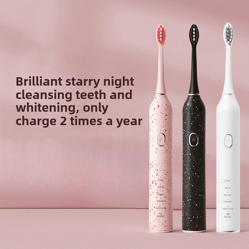130-Day Battery Life Electric Toothbrush Adult Automatic Ultrasonic Waterproof Intelligent Charging for Men and Women
130-Day Battery Life Electric Toothbrush Adult Automatic Ultrasonic Waterproof Intelligent Charging for Men and Women
