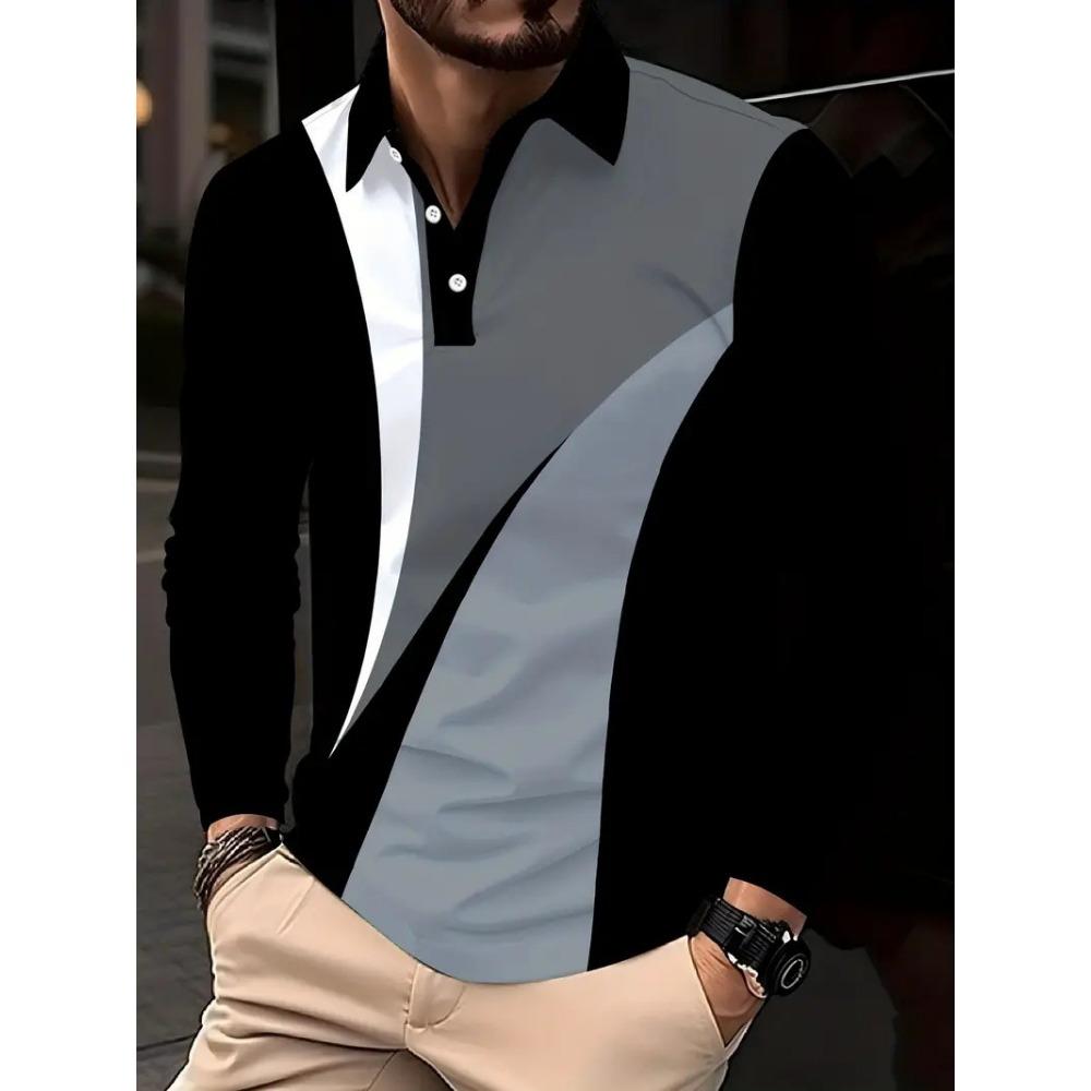 Модная мужская толстовка с длинным рукавом, лацканами, на пуговицах, в полоску, поло 5XL
Модная мужская толстовка с длинным рукавом, лацканами, на пуговицах, в полоску, поло 5XL