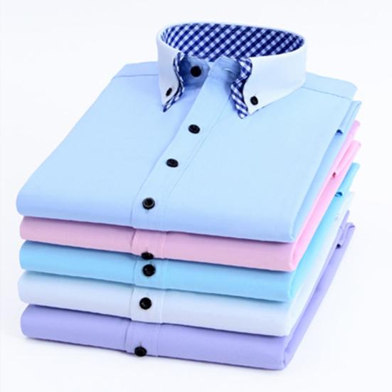 Мужская рубашка, однобортная, с длинными рукавами и лацканами, однотонная, теплая, против морщин, деловая мужская осенняя рубашка, мужская одежда
Мужская рубашка, однобортная, с длинными рукавами и лацканами, однотонная, теплая, против морщин, деловая мужская осенняя рубашка, мужская одежда