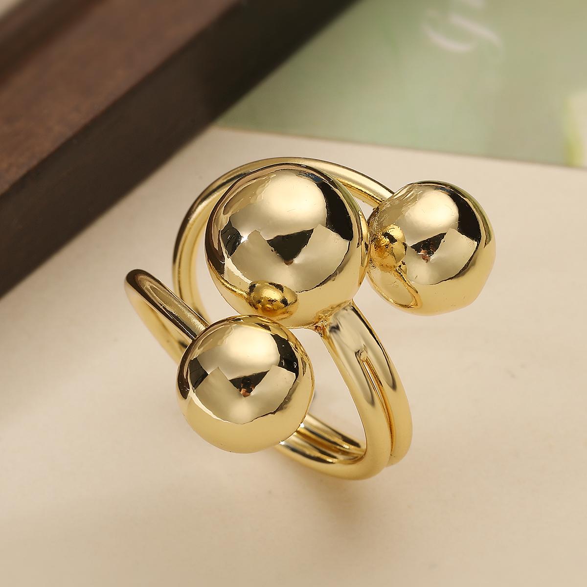 New Fashion Silver/Gold Color High Polish Copper Zircon Jewelry Unique Design Geometric Ball Shape Rings For Women resizable
New Fashion Silver/Gold Color High Polish Copper Zircon Jewelry Unique Design Geometric Ball Shape Rings For Women resizable