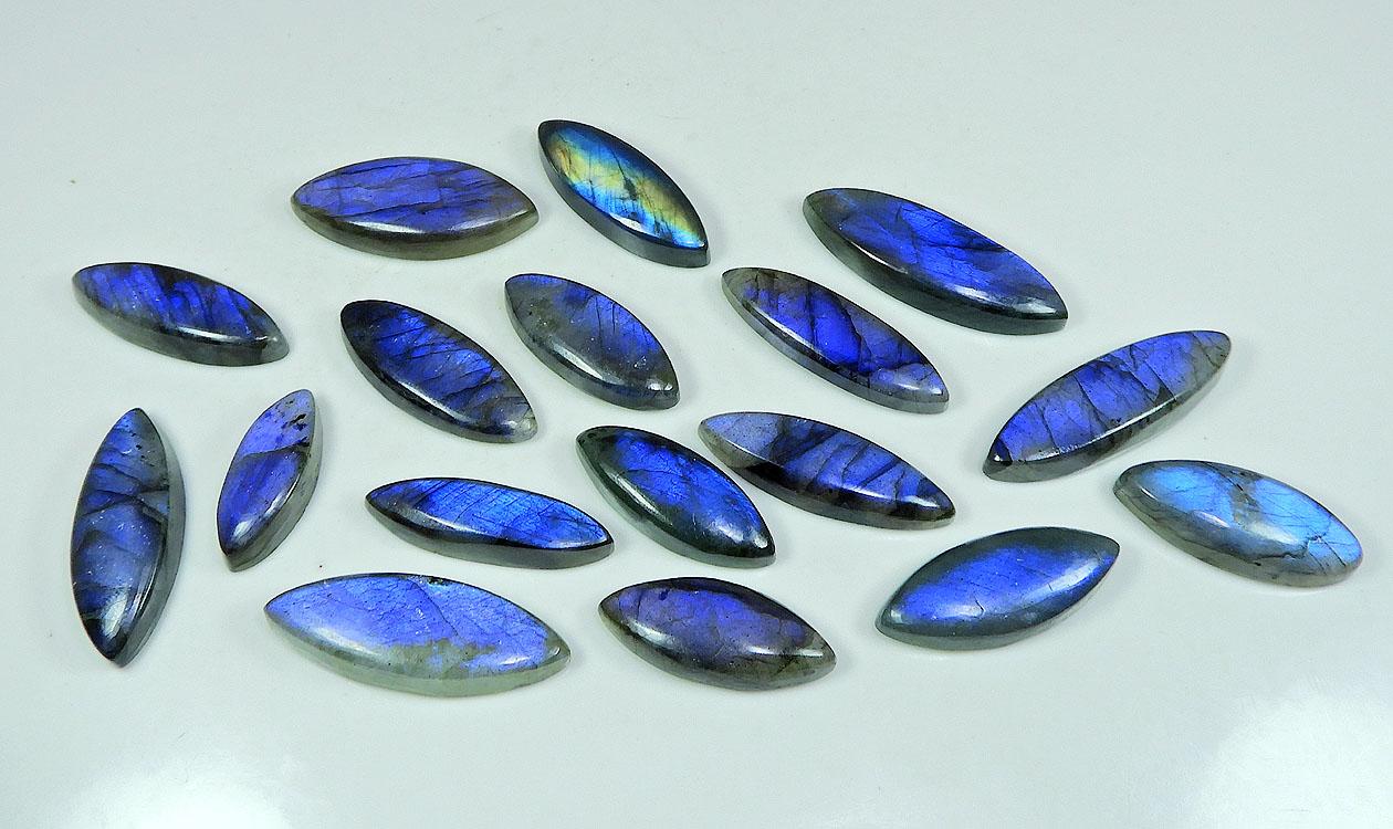 23-35MM Natural Blue Labradorite Marquise Cabochon Loose Gemstone 17Pcs Lot LL-904
23-35MM Natural Blue Labradorite Marquise Cabochon Loose Gemstone 17Pcs Lot LL-904