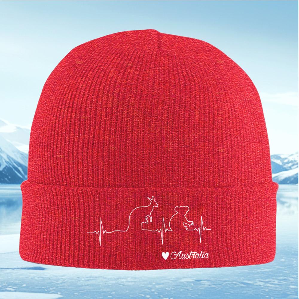 Heartbeat Kangaroo Koala Australia Love Men Women Unisex Knitted Hat Beanie Pullover Cap Winter Thermal Warm Christmas Outdoor C
Heartbeat Kangaroo Koala Australia Love Men Women Unisex Knitted Hat Beanie Pullover Cap Winter Thermal Warm Christmas Outdoor C