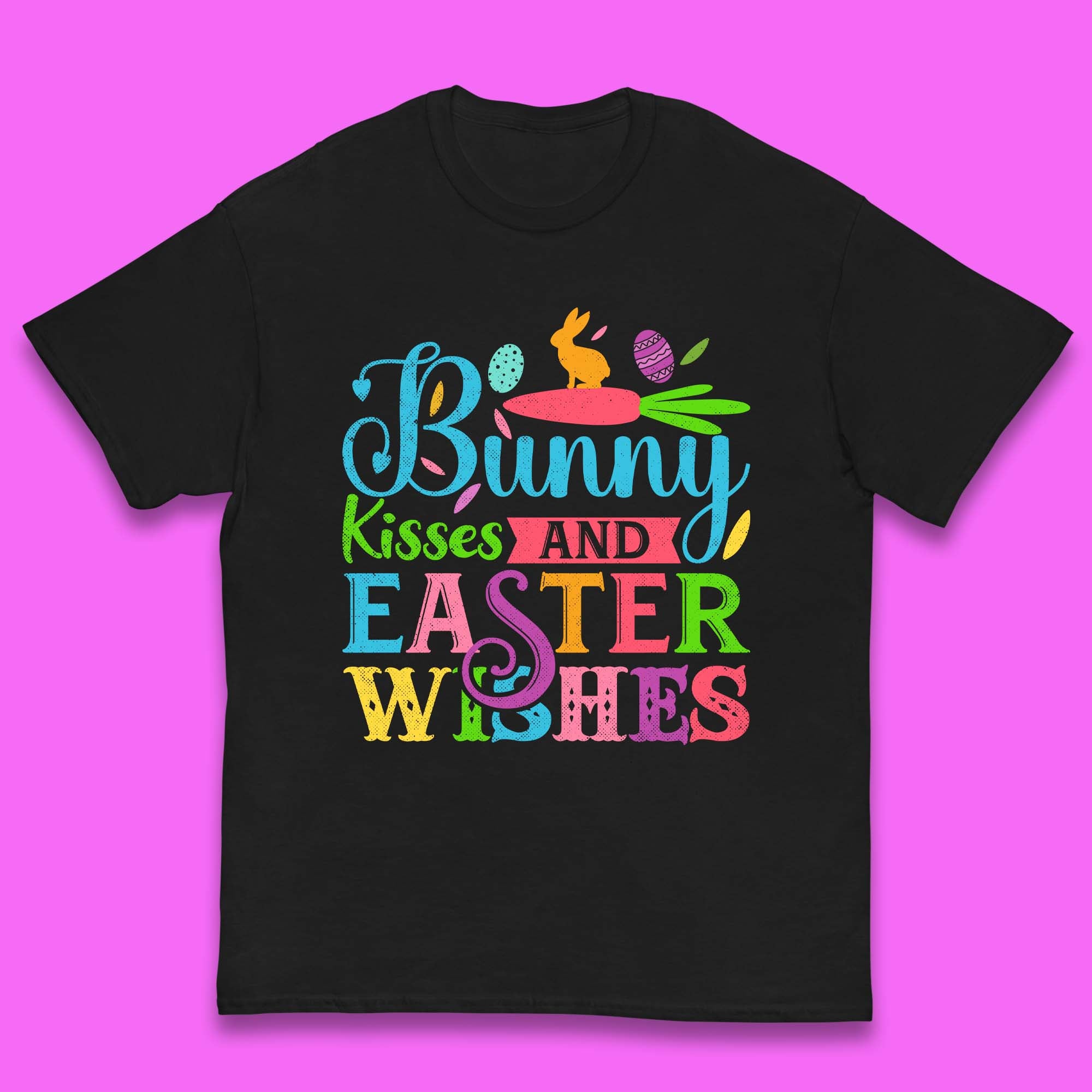 Bunny Kisses And Easter Wishes Kids T-Shirt 100
Bunny Kisses And Easter Wishes Kids T-Shirt 100