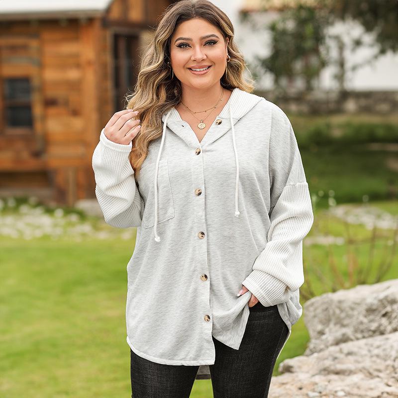 Shiying Women s Single-Breasted Long-Sleeve Hooded Sweatshirt Jacket, Plus Size - Casual Autumn/Winter European-American Style XXXL
Shiying Women s Single-Breasted Long-Sleeve Hooded Sweatshirt Jacket, Plus Size - Casual Autumn/Winter European-American Style XXXL