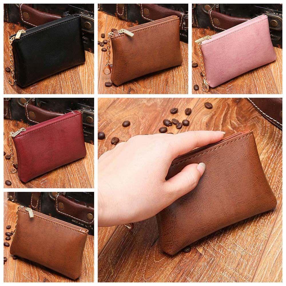 Solid Color Short Zipper Coin Purse Waterproof Simple Money Bag Small Leather Wallet Shopping
Solid Color Short Zipper Coin Purse Waterproof Simple Money Bag Small Leather Wallet Shopping