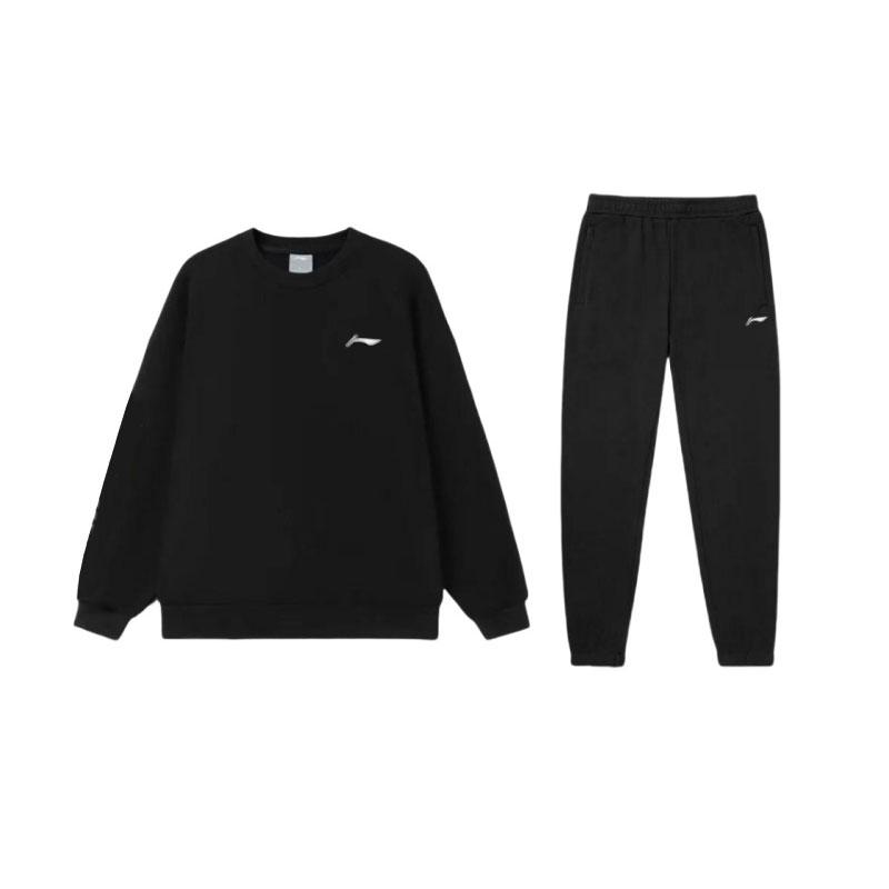 Li-Ning Minimalist Brand Logo Comfortable Long Sleeve Sweatshirt Versatile Long Pants Casual Sports Set Unisex Sportswear Black YWEU039-1 XXL
Li-Ning Minimalist Brand Logo Comfortable Long Sleeve Sweatshirt Versatile Long Pants Casual Sports Set Unisex Sportswear Black YWEU039-1 XXL
