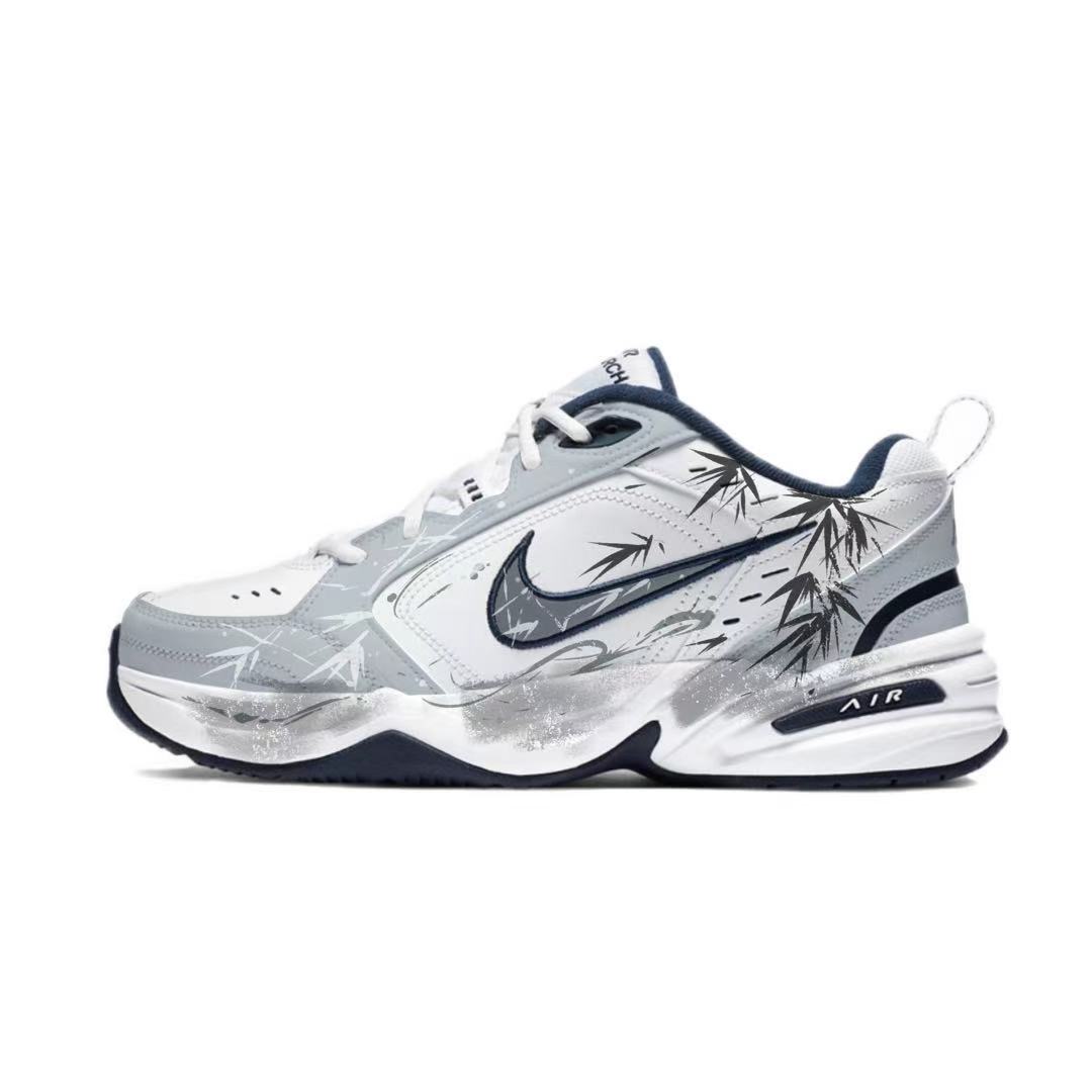 Nike Air Monarch 4 Ink Wash Bamboo Grove Abrasion Resistant Low top Chunky Sneakers Unisex White 415445-102(team-) 40.5
Nike Air Monarch 4 Ink Wash Bamboo Grove Abrasion Resistant Low top Chunky Sneakers Unisex White 415445-102(team-) 40.5