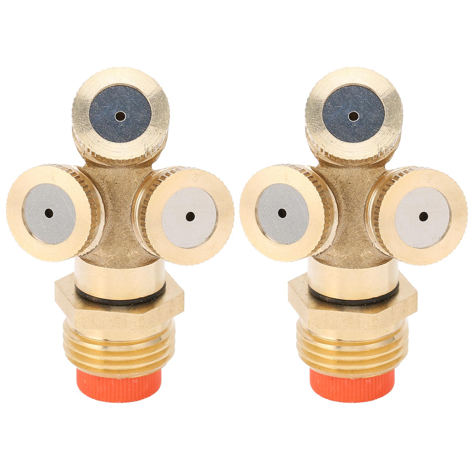 2PCS G1/2 High Pressure Spray Sprinkler 3 Hole Irrigation Nozzle Head with Filter Mesh for Garden
2PCS G1/2 High Pressure Spray Sprinkler 3 Hole Irrigation Nozzle Head with Filter Mesh for Garden