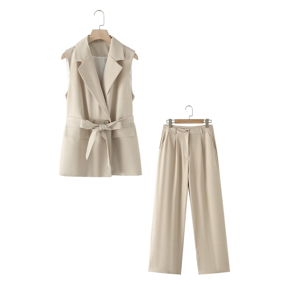 PB&ZA Women s 2024 Fall/Winter Sleeveless Belted Vest & Long Pants Set Small хакі
PB&ZA Women s 2024 Fall/Winter Sleeveless Belted Vest & Long Pants Set Small хакі