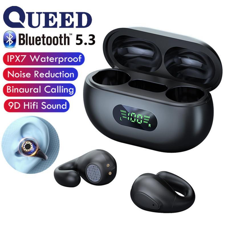 Новая беспроводная Bluetooth-гарнитура с шумоподавлением без ушей TWS, черная технология костной проводимости Bluetooth-гарнитура
Новая беспроводная Bluetooth-гарнитура с шумоподавлением без ушей TWS, черная технология костной проводимости Bluetooth-гарнитура