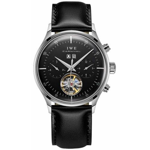 Карнавальний чоловічий автоматичний скелетон шкіряний годинник (Чорний)
Карнавальний чоловічий автоматичний скелетон шкіряний годинник (Чорний)