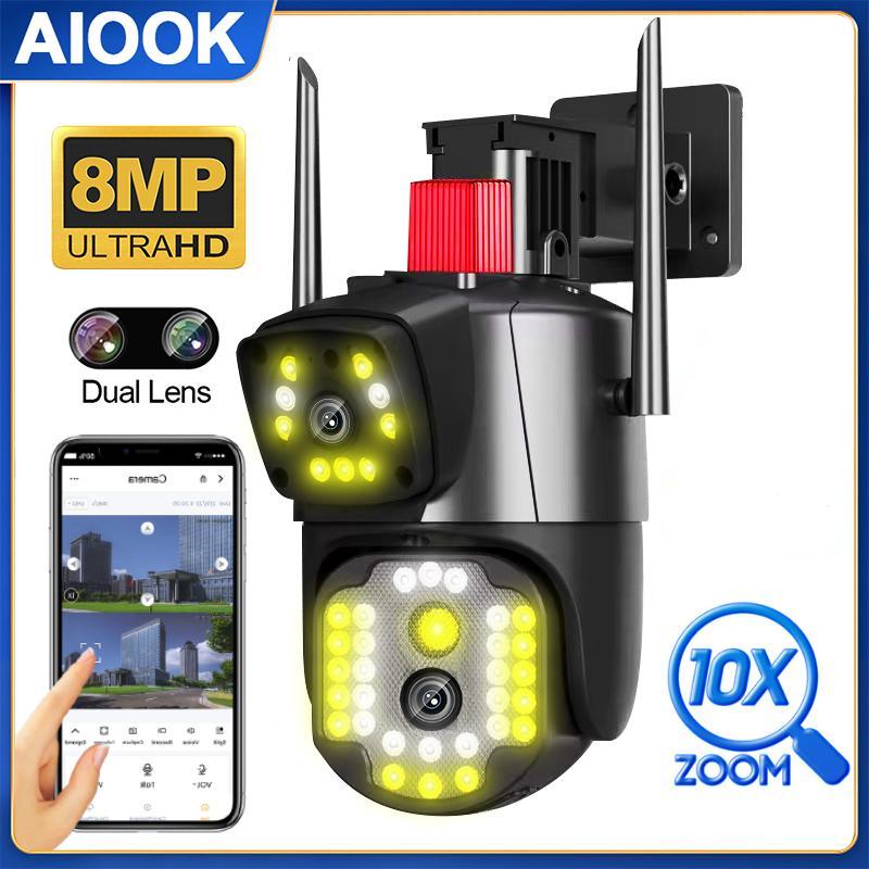 AIOOK наружная HD 8MP 4K двойной объектив Wi-Fi камера видеонаблюдения цветная камера ночного видения IP66 водонепроницаемая IP-камера безопасности освещение сигнализация домофон IP66 водонепроницаемый
AIOOK наружная HD 8MP 4K двойной объектив Wi-Fi камера видеонаблюдения цветная камера ночного видения IP66 водонепроницаемая IP-камера безопасности освещение сигнализация домофон IP66 водонепроницаемый