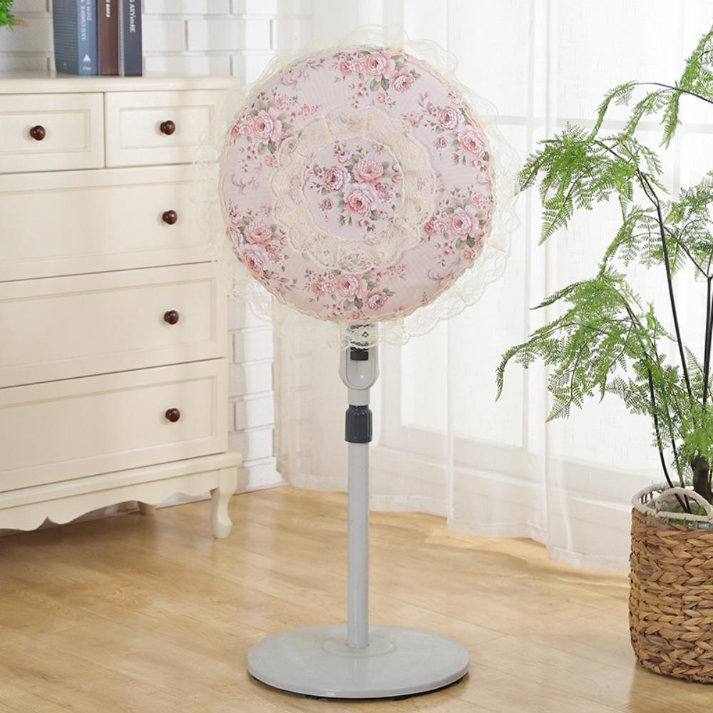 Pastoral Style Lace Electric Fan Cover Round Standing Fans Protecter Fan Dust Cover Electric Fan style 10
Pastoral Style Lace Electric Fan Cover Round Standing Fans Protecter Fan Dust Cover Electric Fan style 10