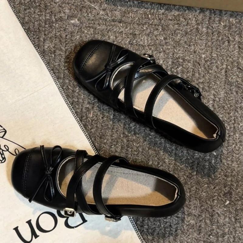 Retro Butterfly Knot Belt Buckle Mary Jane Shoes Women s 2026 New round Head Thick Bottom Semi-Up Ballet Korean Style 35 чорний
Retro Butterfly Knot Belt Buckle Mary Jane Shoes Women s 2026 New round Head Thick Bottom Semi-Up Ballet Korean Style 35 чорний