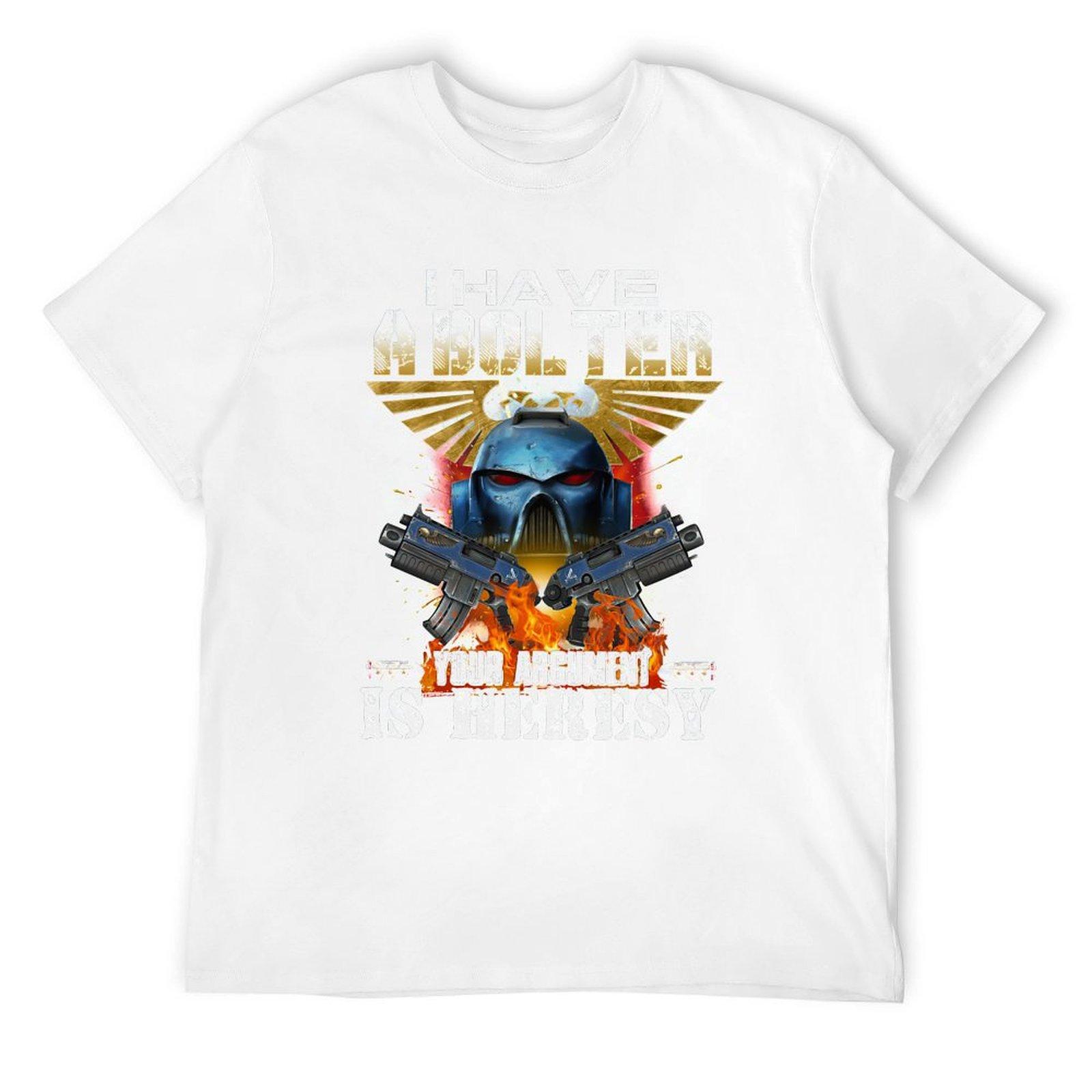 I Have A Bolter Your Argument Is Heresy T-Shirt Man T-shirt Anime Stuff Valentines Clothes Mens Clothing 4XL
I Have A Bolter Your Argument Is Heresy T-Shirt Man T-shirt Anime Stuff Valentines Clothes Mens Clothing 4XL