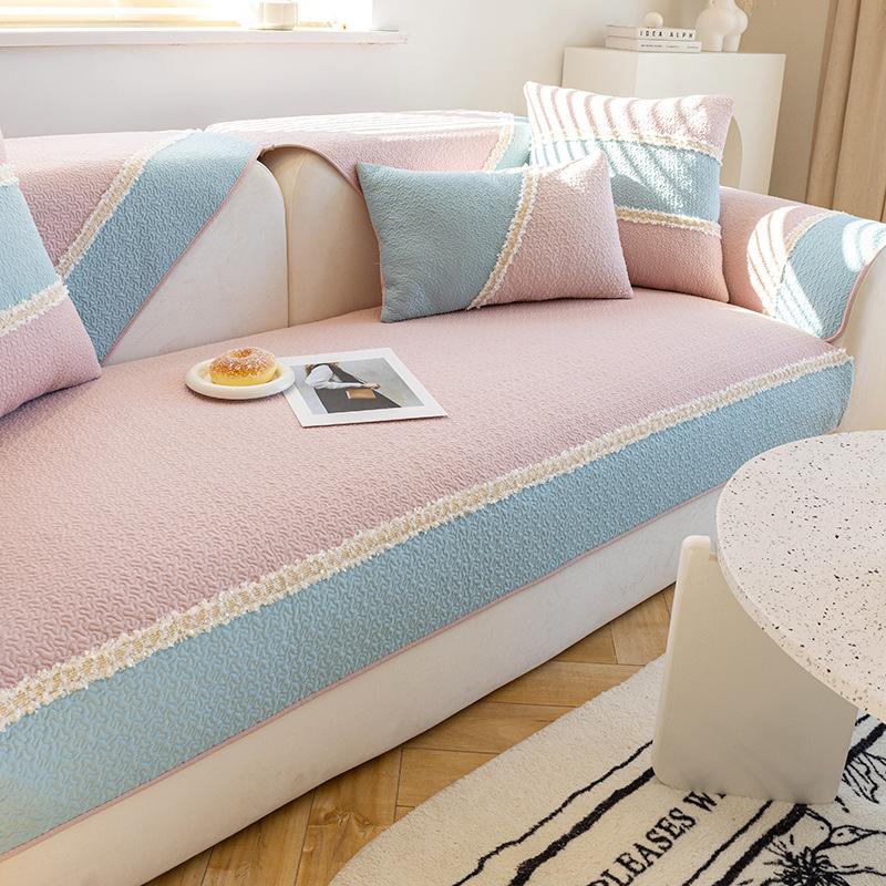 Современная простая подушка для сиденья дивана, четыре сезона, универсальная нескользящая простая подушка, наборы подушек, модная утолщенная ткань для гостиной 70*70cm
Современная простая подушка для сиденья дивана, четыре сезона, универсальная нескользящая простая подушка, наборы подушек, модная утолщенная ткань для гостиной 70*70cm