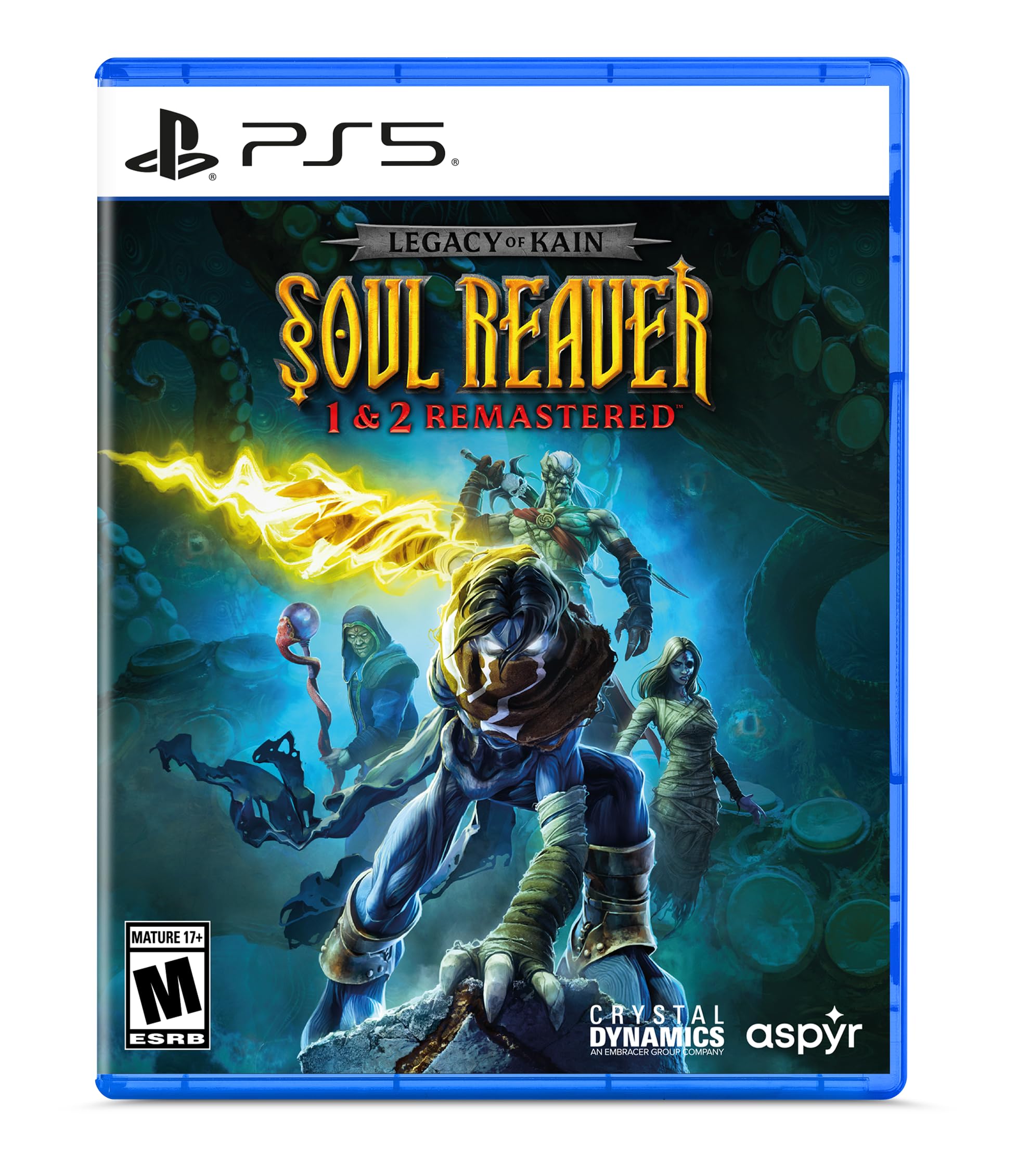 Legacy of Kain Soul Reaver 1 и 2 Ремастер Север PS5 (Импорт Америка) - синий
Legacy of Kain Soul Reaver 1 и 2 Ремастер Север PS5 (Импорт Америка) - синий