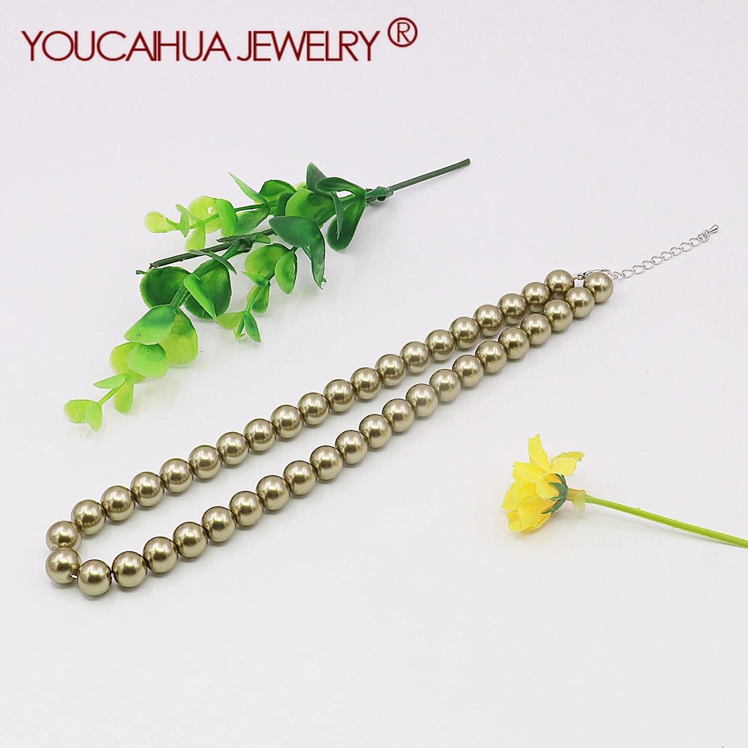 Шейная цепочка с золотым ракушечным жемчугом 10 мм, ожерелье с круглыми бусинами, подарки для удобного ношения, удлинительная цепочка 5 см, дизайн для изготовления женских ювелирных изделий
Шейная цепочка с золотым ракушечным жемчугом 10 мм, ожерелье с круглыми бусинами, подарки для удобного ношения, удлинительная цепочка 5 см, дизайн для изготовления женских ювелирных изделий