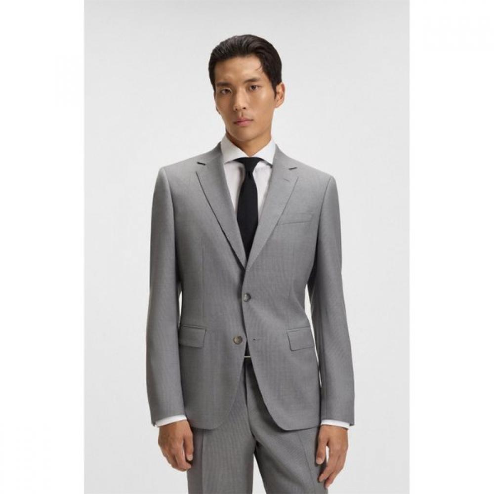 Boss Slim Fit Virgin Wool Pinstripe Jacket Silver 50559341041 52
Boss Slim Fit Virgin Wool Pinstripe Jacket Silver 50559341041 52